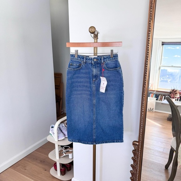 Rouje Dresses & Skirts - rouje denitsa denim midi skirt